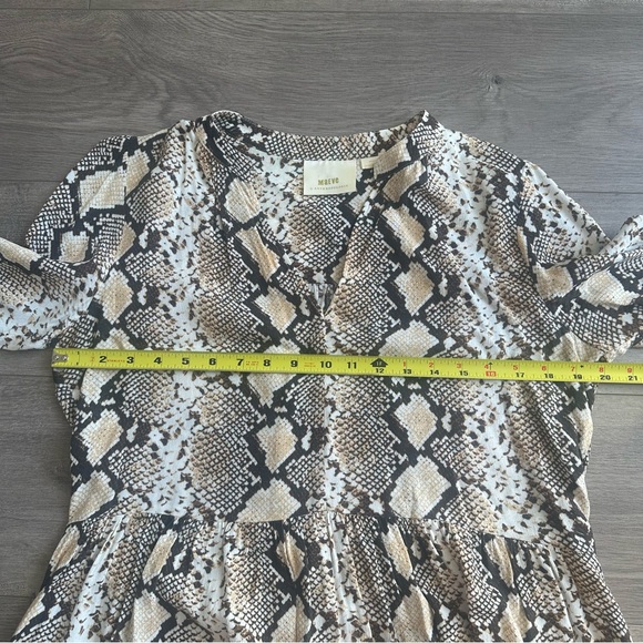 EUC Maeve Juno snake print mini dress - size medium - Picture 3 of 4